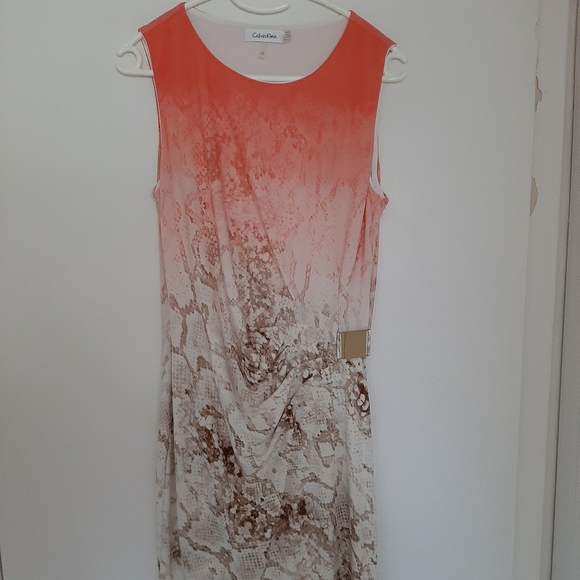 Calvin Klein Dresses & Skirts - Calvin Klein Multicolor Snakeskin Print Dress